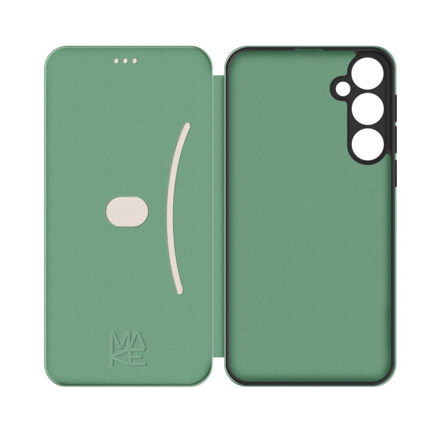 Чохол-книжка MAKE Samsung S24 FE Flip Mint