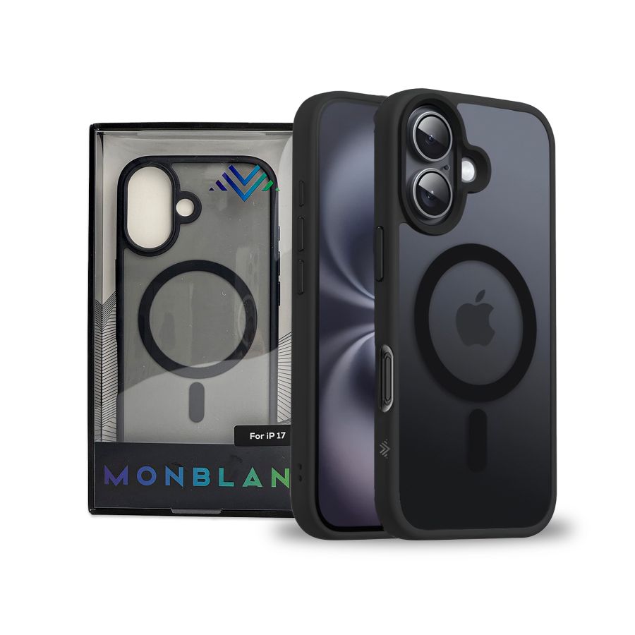 Чохол Monblan Magnetic Crystal Series для Apple iPhone 17 (Black)