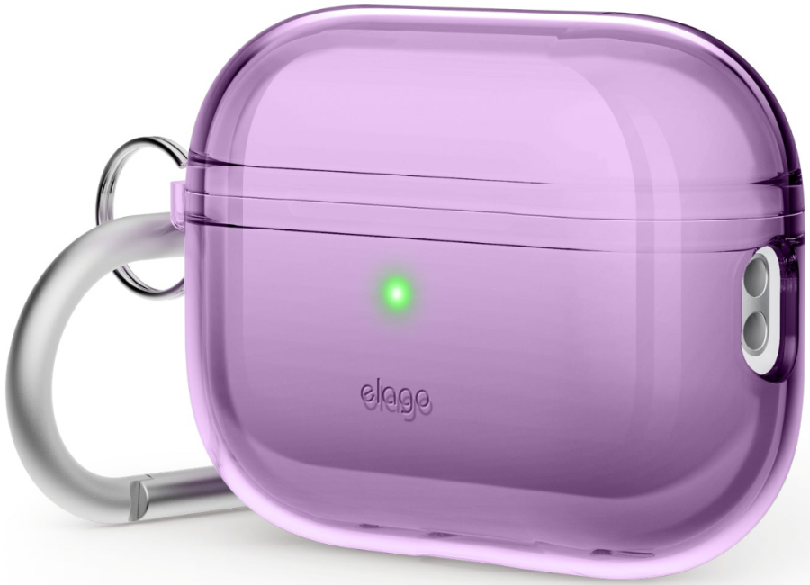 Чохол Elago Clear Hang Case для AirPods Pro 2 (Deep Purple)