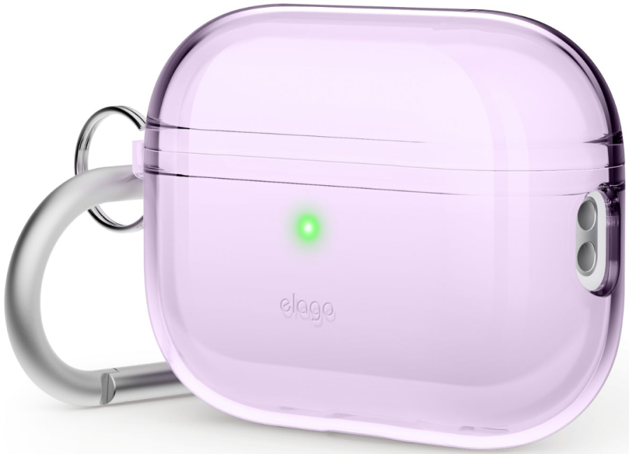 Чехол Elago Clear Hang Case для AirPods Pro 2 (Lavender)