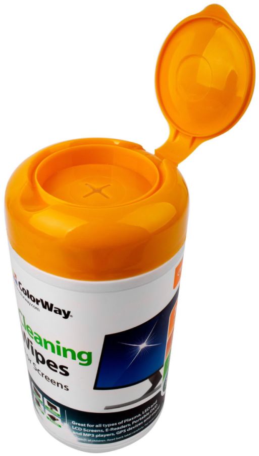 Вологі серветки ColorWay Cleaning Wipes 12x12 для очищення екранів, електроніки і скла