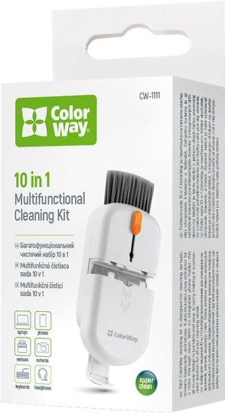 Набор ColorWay Multifunctional Kit 10in1 для чистки оргтехники