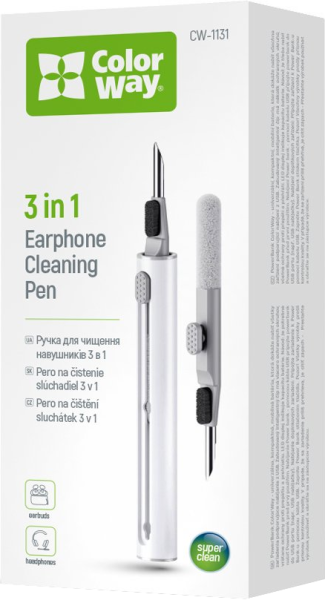 Набор ColorWay Earphone Cleaning Kit 3in1 для чистки наушников