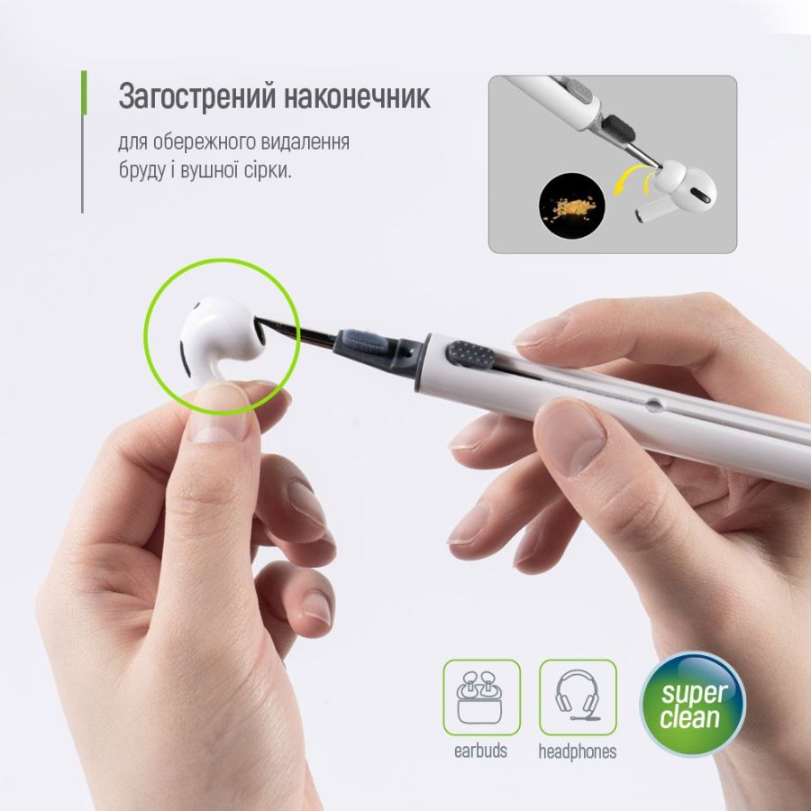 Набор ColorWay Earphone Cleaning Kit 3in1 для чистки наушников
