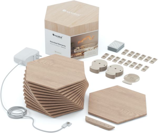 Умная система освещения Nanoleaf Elements - Hexagons Starter Kit - 13 шт.