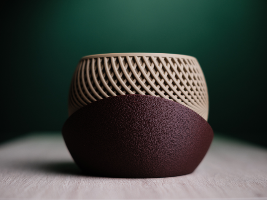 Кашпо Drift Planter (Black/Olive)