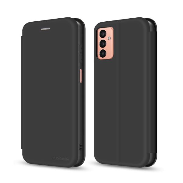 Чохол-книжка MAKE Samsung M13 Flip (Soft-Touch PU) Black