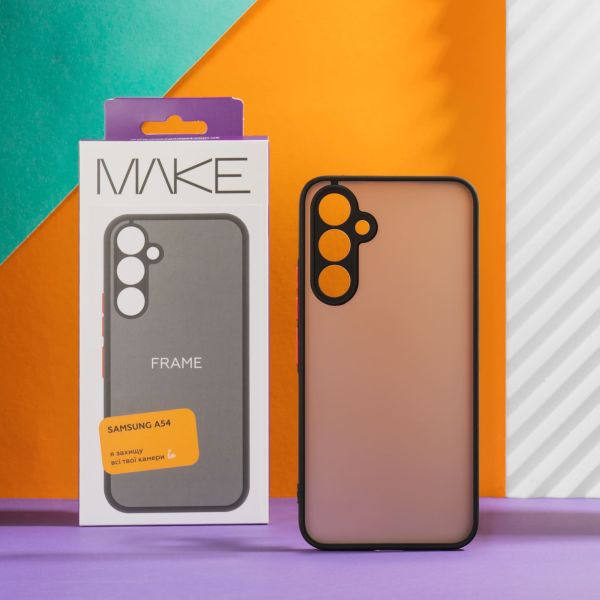 Чохол MAKE Samsung A54 Frame Black