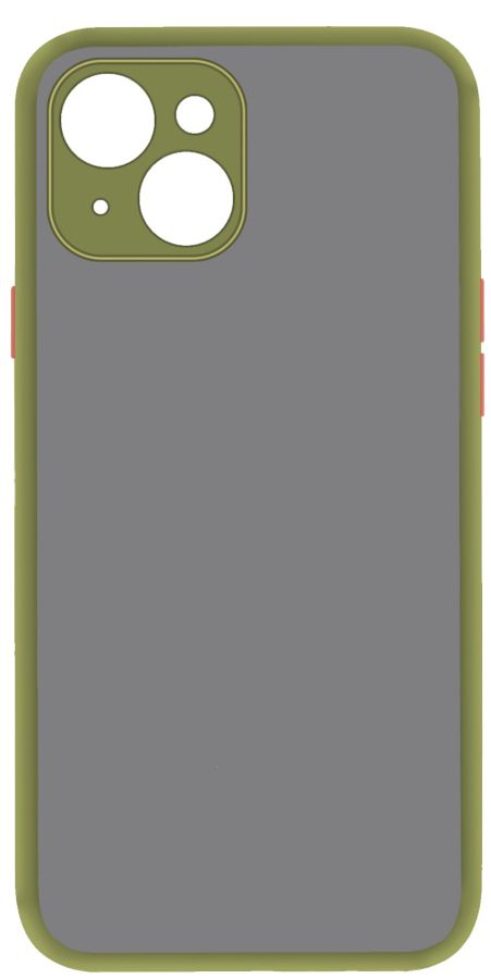 Чохол MAKE Apple iPhone 13 Frame (Matte PC+TPU) Green