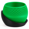 Кашпо h3li0 Drift Planter (Black/Green)