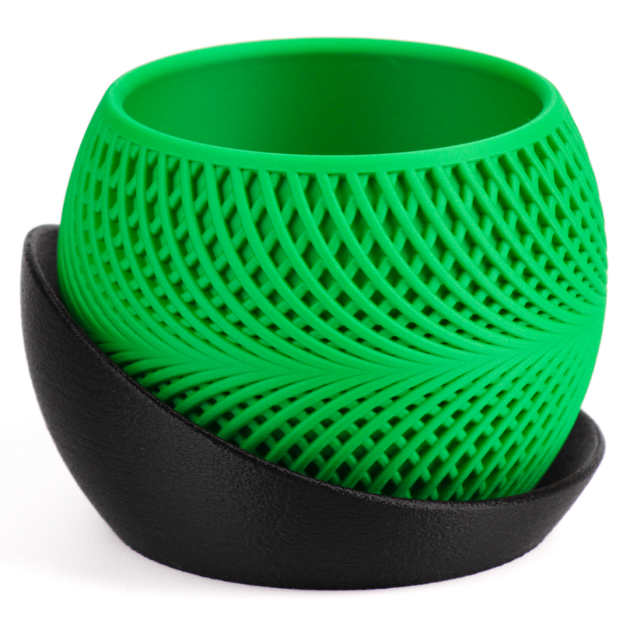 Кашпо Drift Planter (Black/Green)