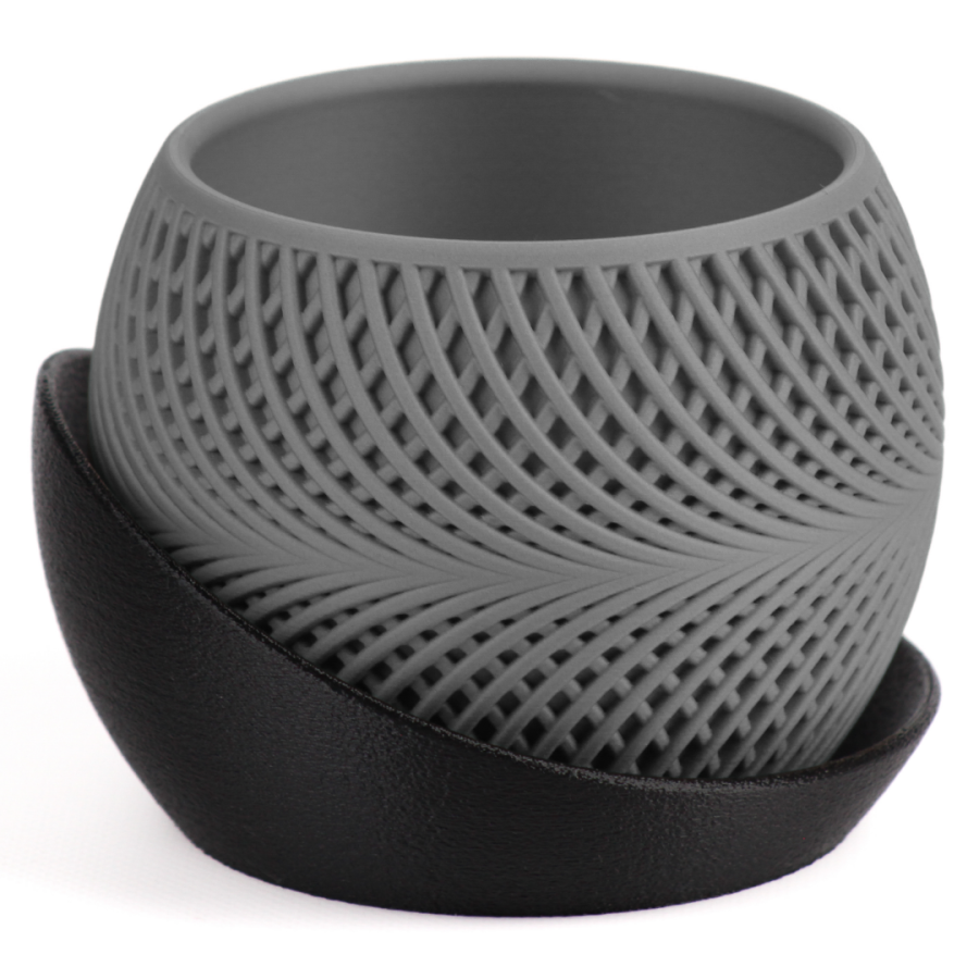 Кашпо Drift Planter (Black/Grey)