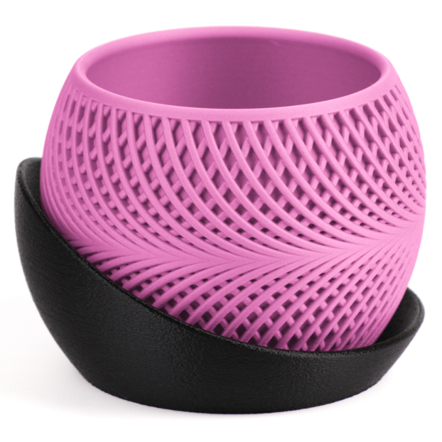 Кашпо Drift Planter (Black/Pink)