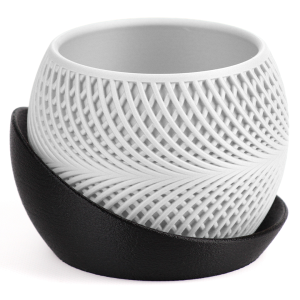 Кашпо h3li0 Drift Planter (Black/White)