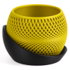 Кашпо h3li0 Drift Planter (Black/Yellow)