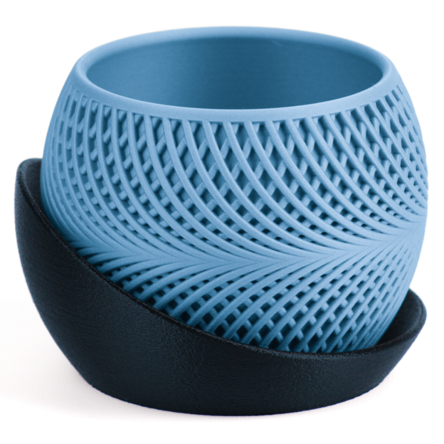 Кашпо Drift Planter (Navy/Light Blue)