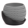 Кашпо h3li0 Echo Planter (Black/Grey)