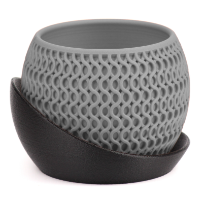 Кашпо h3li0 Echo Planter (Black/Grey)
