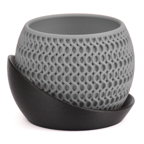Кашпо h3li0 Echo Planter (Black/Grey)