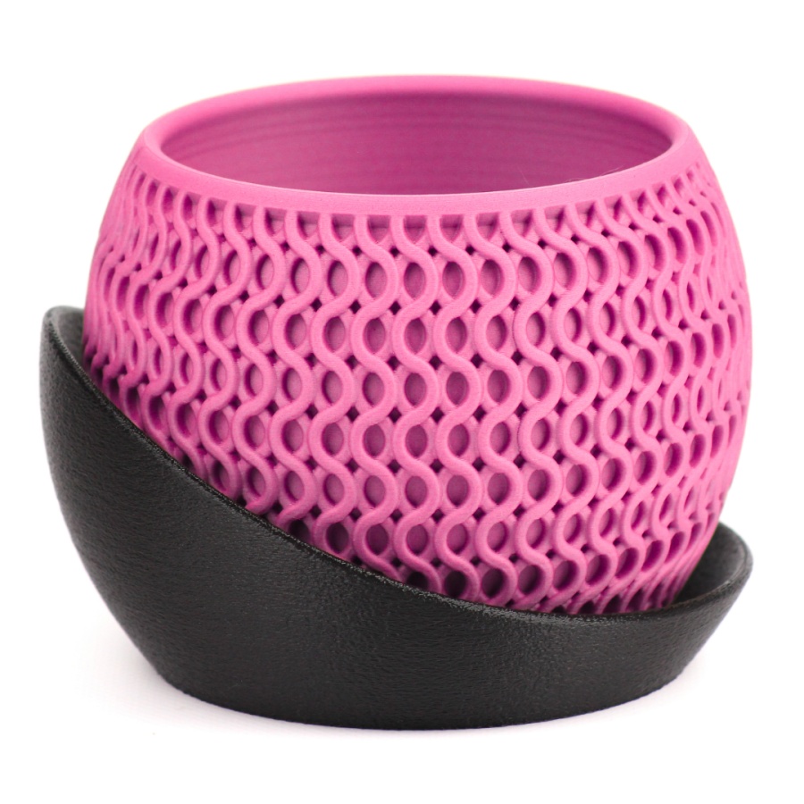 Кашпо Echo Planter (Black/Pink)