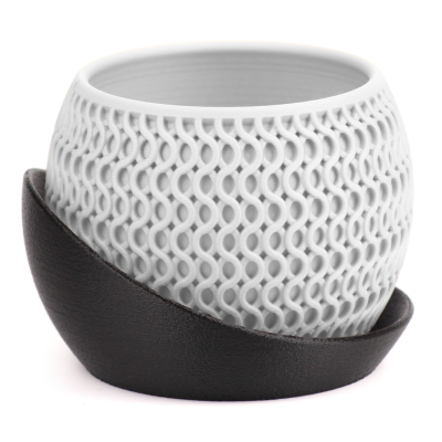 Кашпо h3li0 Echo Planter (Black/White)