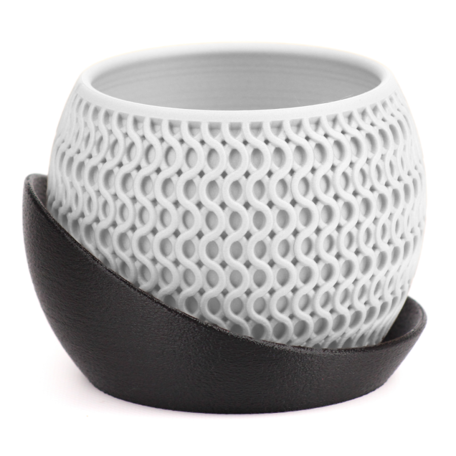 Кашпо Echo Planter (Black/White)