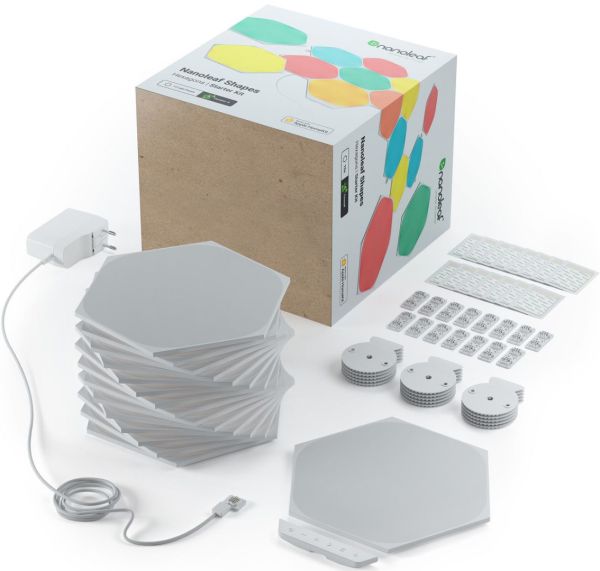 Умная система освещения Nanoleaf Shapes - Hexagon Starter Kit - 15 шт. (White)