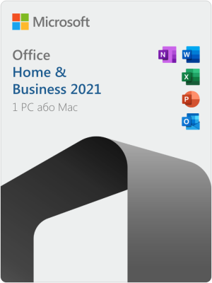 Електронний ключ Microsoft Office 2021 Home & Business