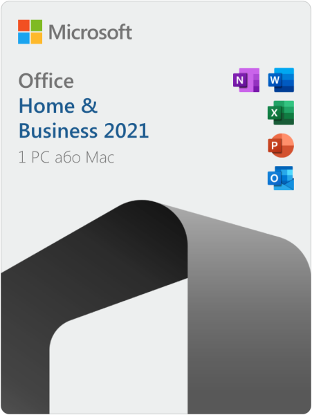 Електронний ключ Microsoft Office 2021 Home & Business