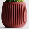 Кашпо Columna Planter (Dark Red)