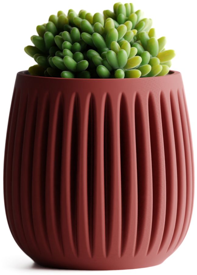 Кашпо Columna Planter (Dark Red)