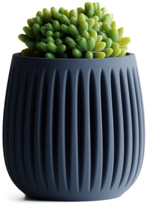 Кашпо Columna Planter (Navy Blue)