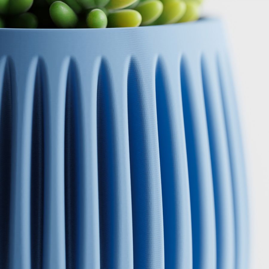 Кашпо Columna Planter (Light Blue)