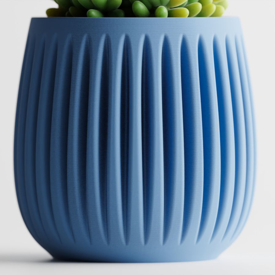 Кашпо Columna Planter (Light Blue)