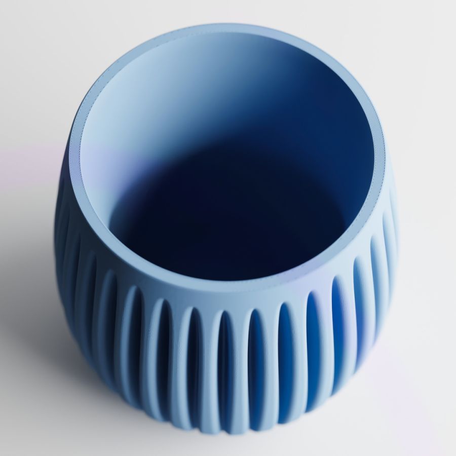 Кашпо Columna Planter (Light Blue)