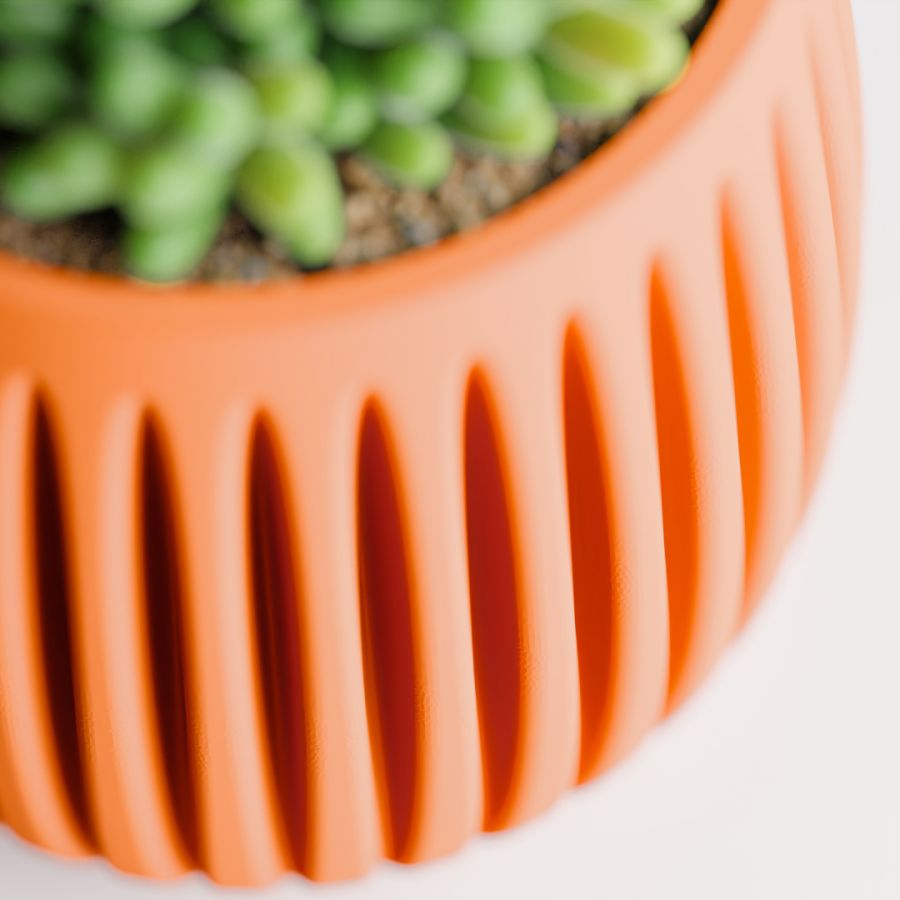 Кашпо Columna Planter (Orange)