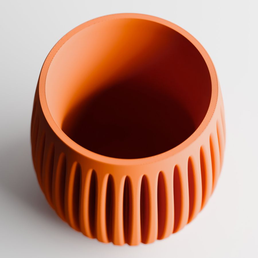 Кашпо Columna Planter (Orange)