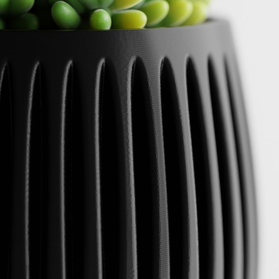 Кашпо Columna Planter (Black)