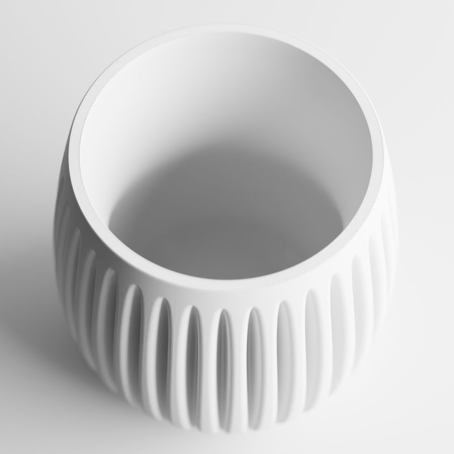 Кашпо Columna Planter (White)