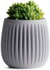 Кашпо Columna Planter (Marble White)