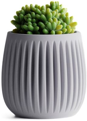 Кашпо Columna Planter (Marble White)