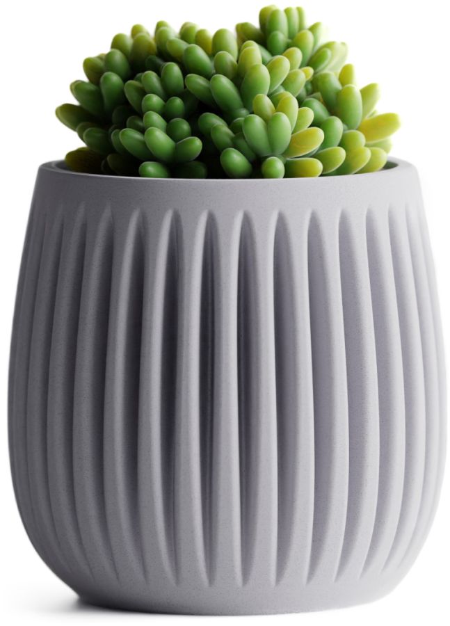 Кашпо Columna Planter (Marble White)