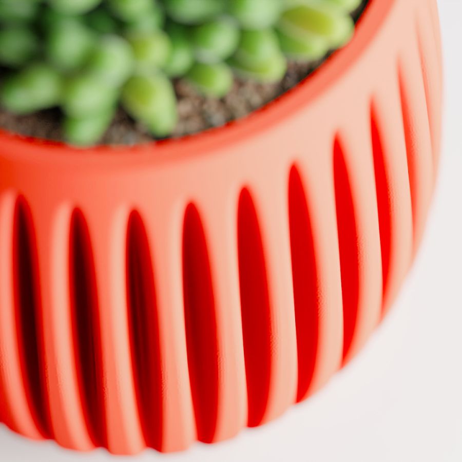 Кашпо Columna Planter (Red)