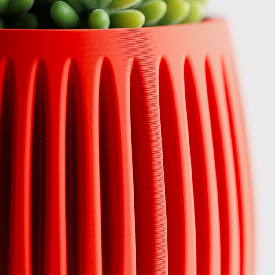 Кашпо Columna Planter (Red)
