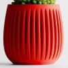 Кашпо Columna Planter (Red)