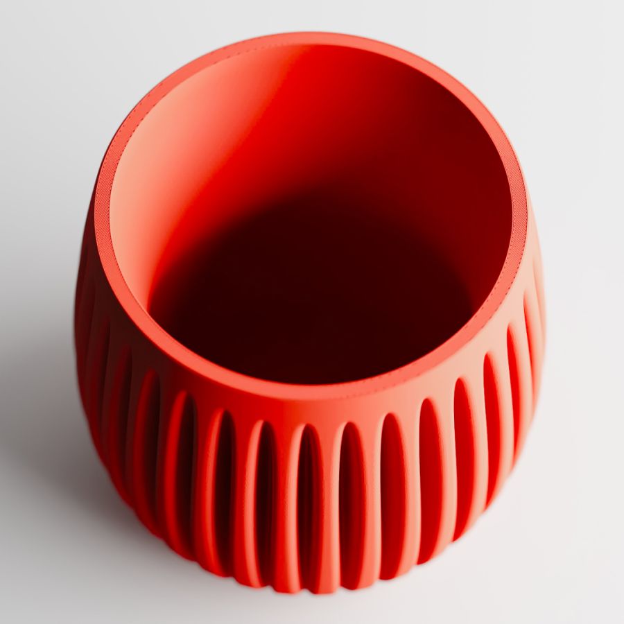 Кашпо Columna Planter (Red)