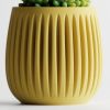 Кашпо Columna Planter (Yellow)