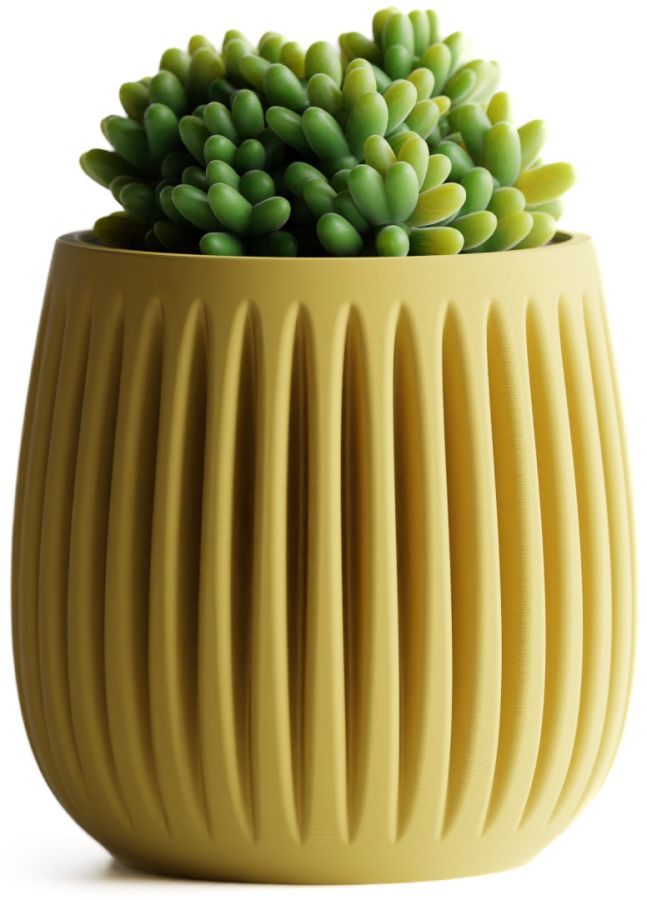 Кашпо Columna Planter (Yellow)