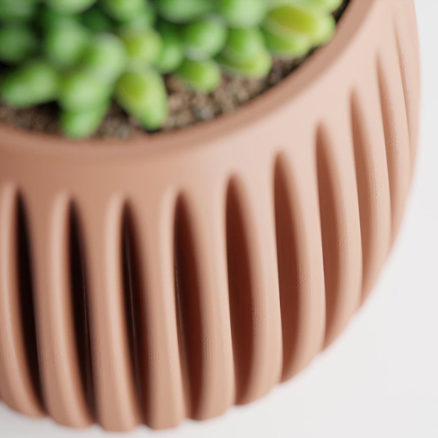 Кашпо Columna Planter (Brown)