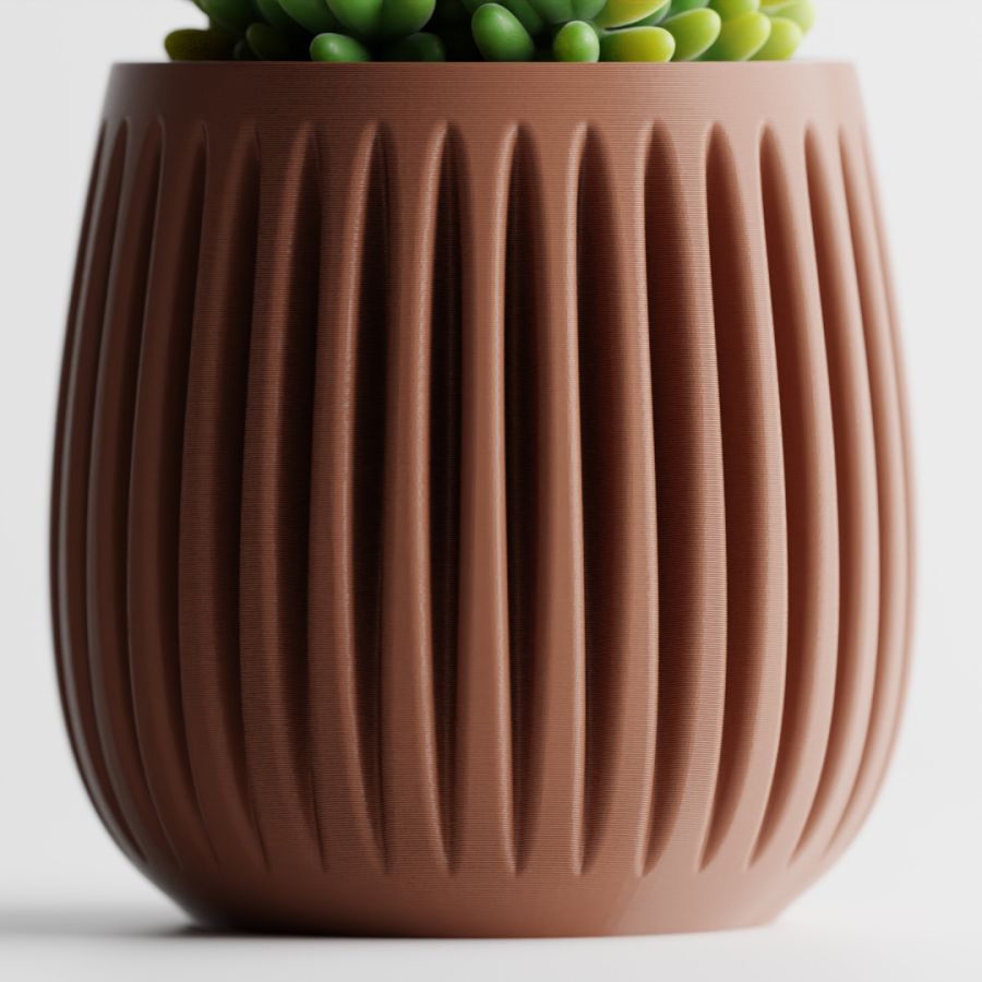 Кашпо Columna Planter (Brown)